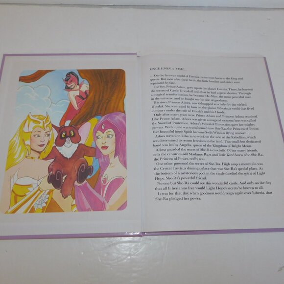 VTG 1985 Golden Book He-man Princess of Power She-Ra hard Cover book Queen Ball - Picture 4 of 5